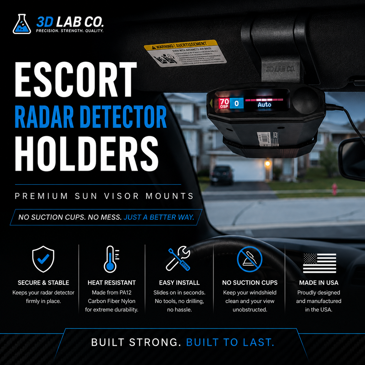 Escort Radar Detector Holders