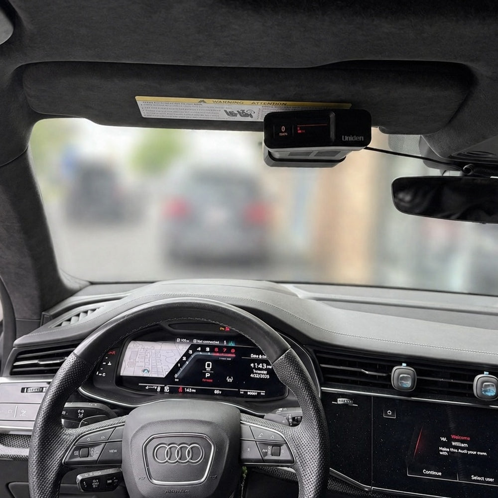 Uniden R7 / R8 / R8W Radar Detector Sun Visor Mount