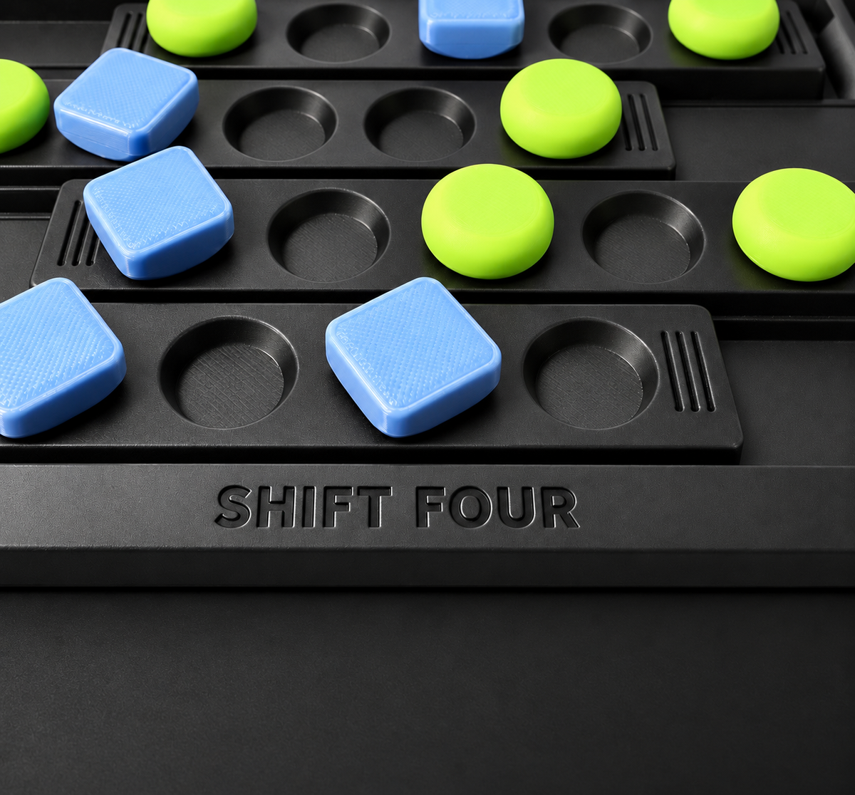 Shift Four Sliding Strategy Board Game, 2 Players