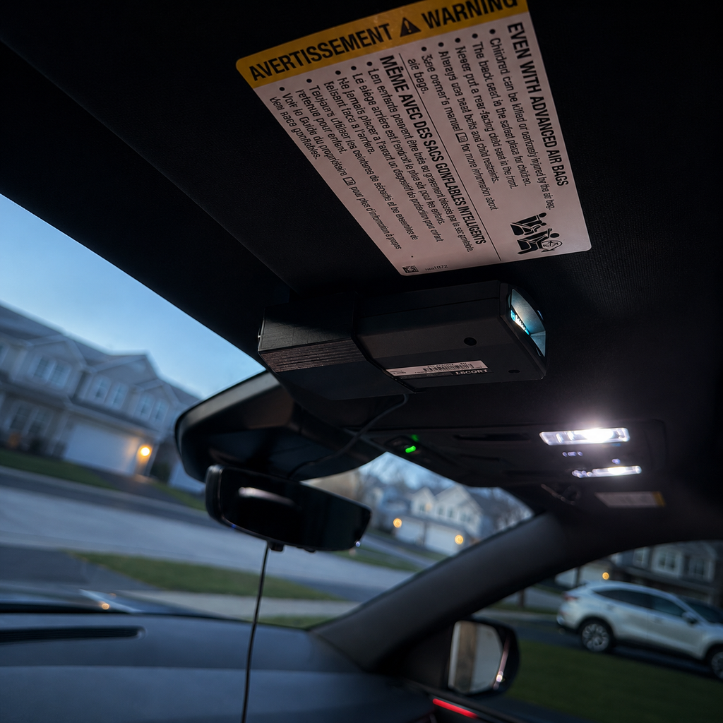 Escort MAX 360 Sun Visor Mount
