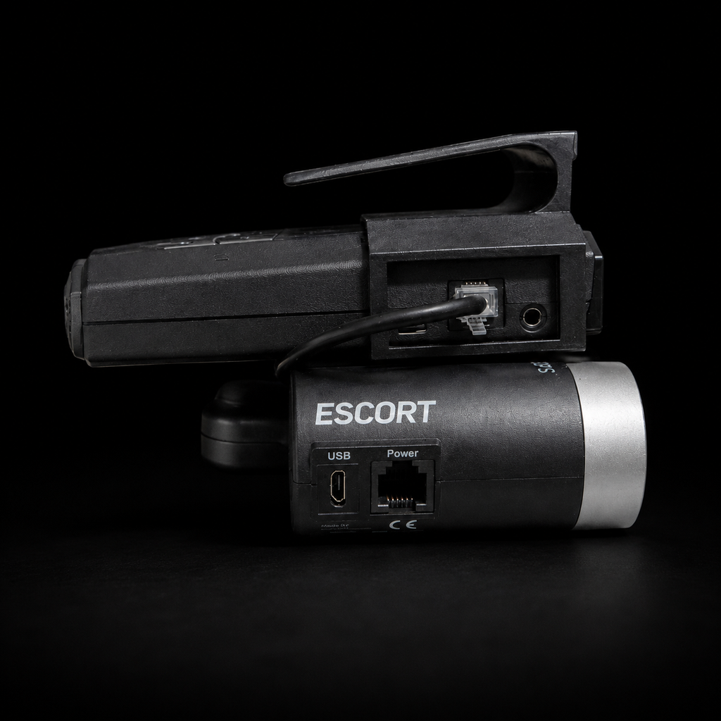 Escort MAX 360 With Dash Cam Sun Visor Mount