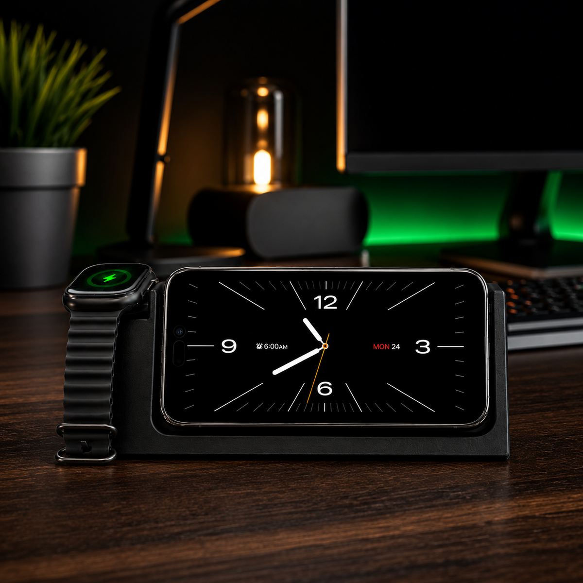 Phone & Apple Watch Charging Station