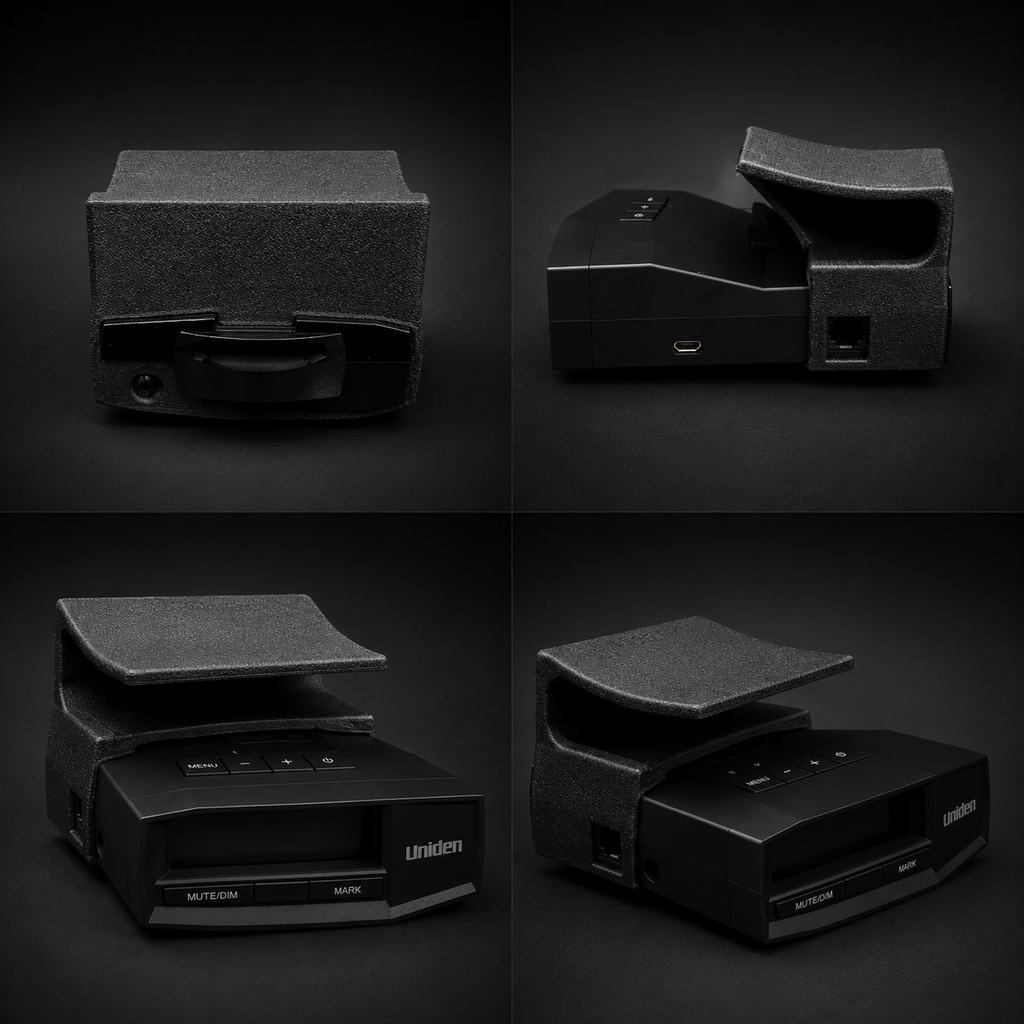 Uniden R8 & R8W Radar Detector Sun Visor Mount