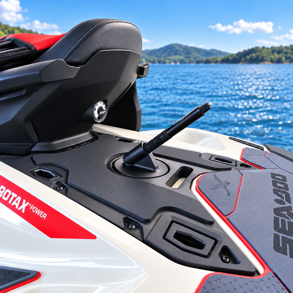 Camera Mount for Sea-Doo RXP-X, RXT-X, GTX, GTI, GTR, Fish PRO, Wake PRO 2018-2025, Rear Deck Holder, Carbon Fiber