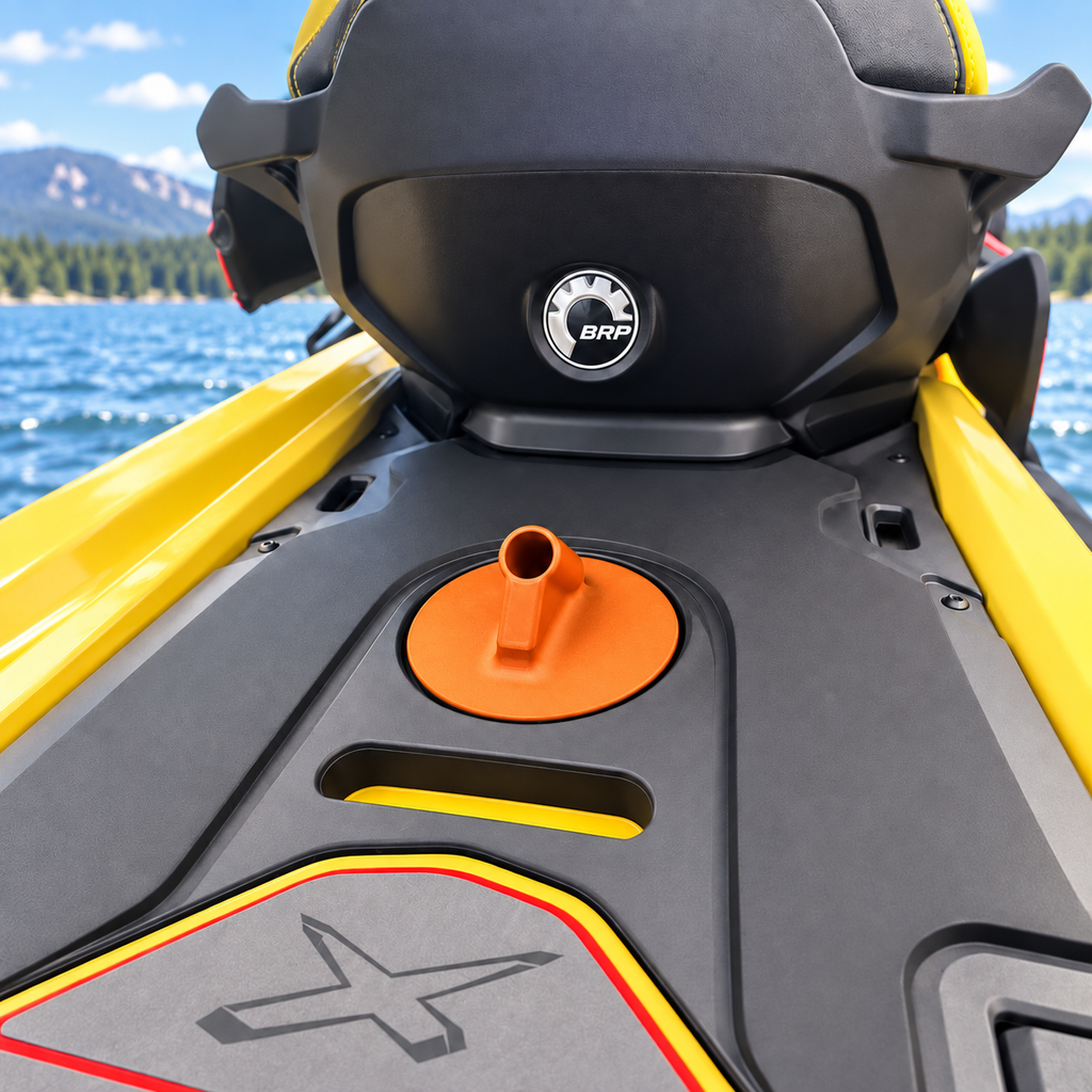 Camera Mount for Sea-Doo RXP-X, RXT-X, GTX, GTI, GTR, Fish PRO, Wake PRO 2018-2025, Rear Deck Holder, Carbon Fiber