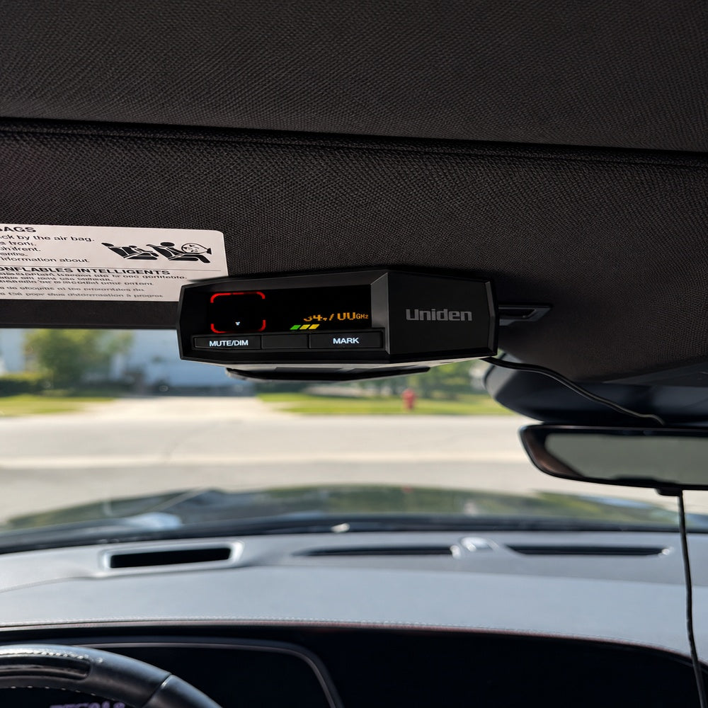 Uniden R8 & R8W Radar Detector Sun Visor Mount